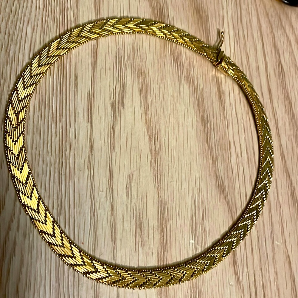 Vintage Napier Gold Tone Necklace